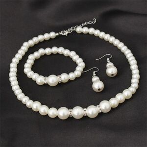 Imitation Pearl Jewelry Set